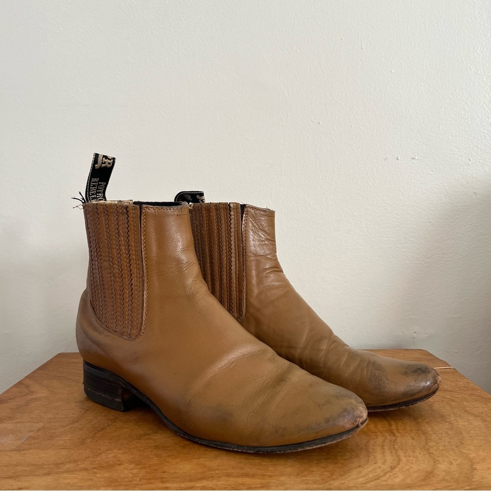 Vintage Leather Chelsea Boots